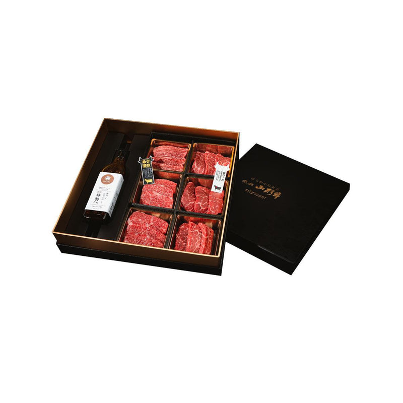 YAMAGATA GYU Japan Yamagata Chilled A5 Grade Wagyu Beef Premium Set for Yakiniku (1pack)