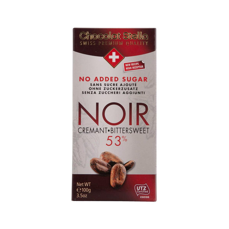 STELLA No Added Sugar Bittersweet Chocolate  (100g)