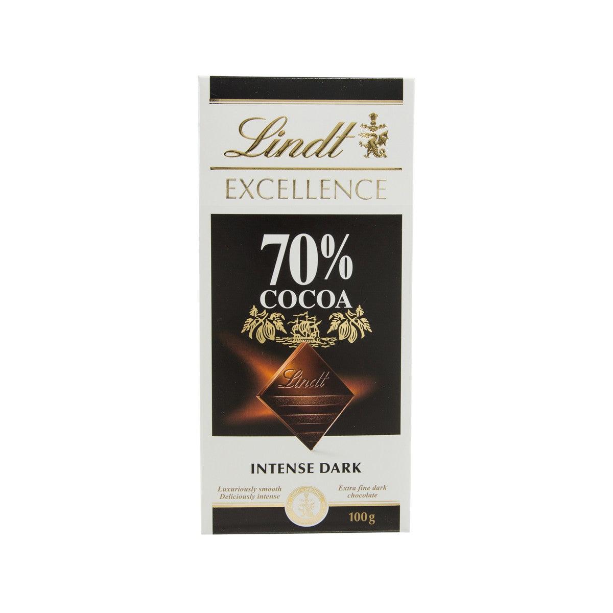 LINDT 70%可可黑朱古力  (100g)