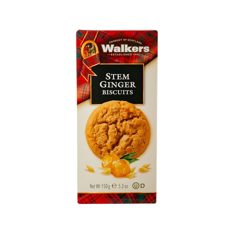 WALKERS Stem Ginger Biscuits  (150g) - city&