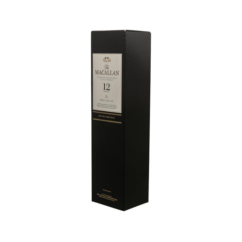 MACALLAN 12 Years Old Sherry Oak Single Malt Whisky 700mL (700mL)