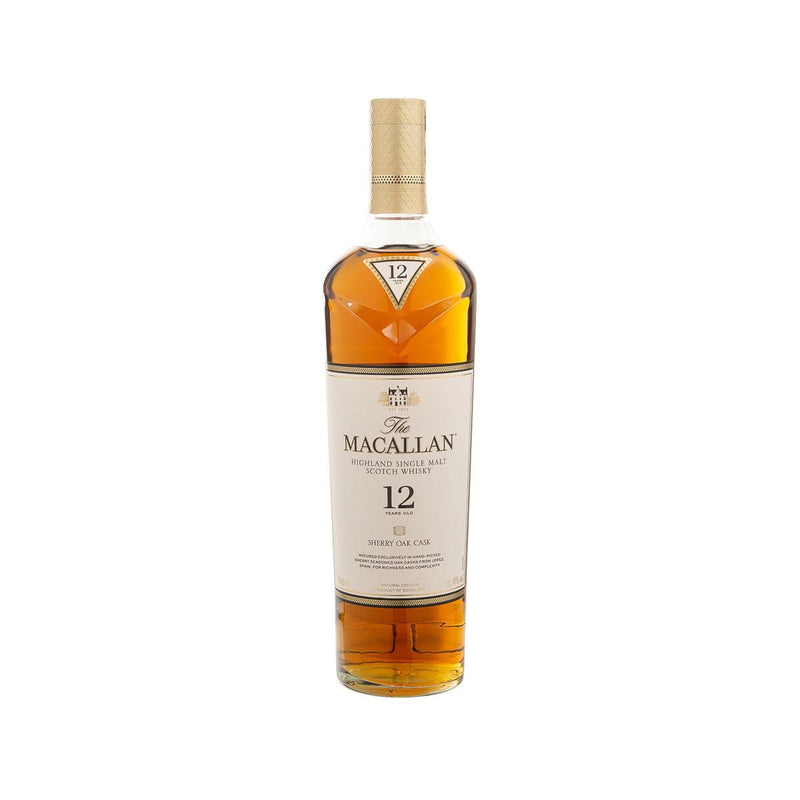 MACALLAN 12 Years Old Sherry Oak Single Malt Whisky 700mL (700mL)