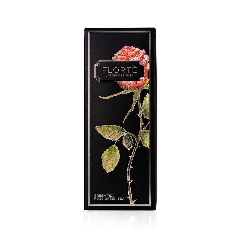 FLORTE Loose Green Tea - Rose Green Tea  (120g)