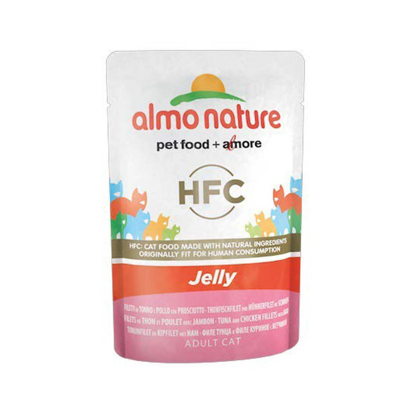 ALMO NATURE (5044) Cat Jelly 55g Tuna and CK Fillet w/ Ham