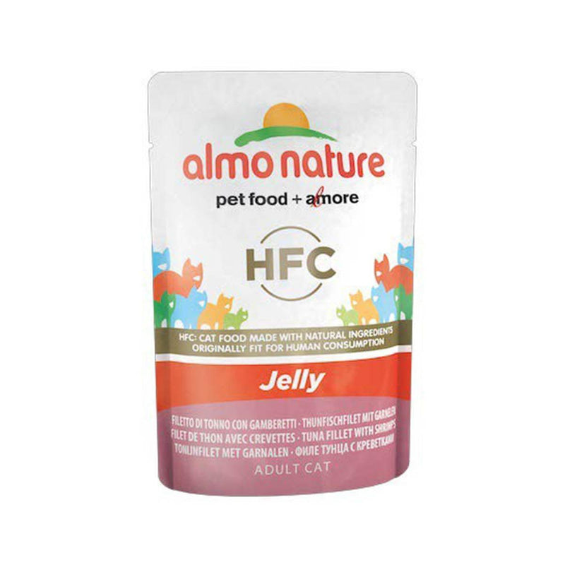 ALMO NATURE (5045) Cat Jelly 55g Tuna Fillet w/ Shrimps