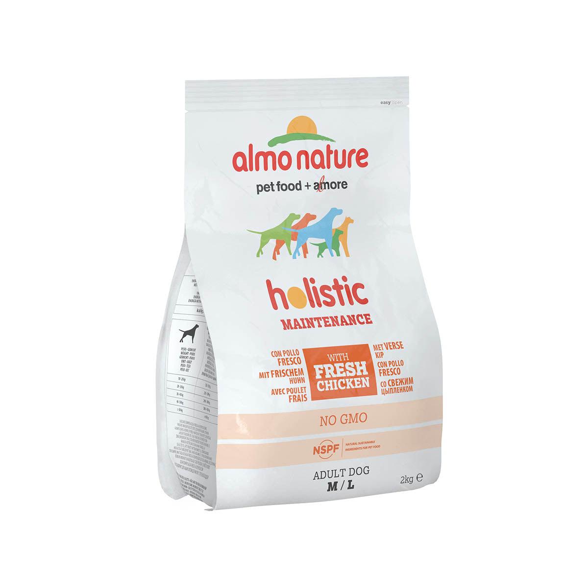 ALMO NATURE (734) 中大型犬 - 雞肉成犬乾糧