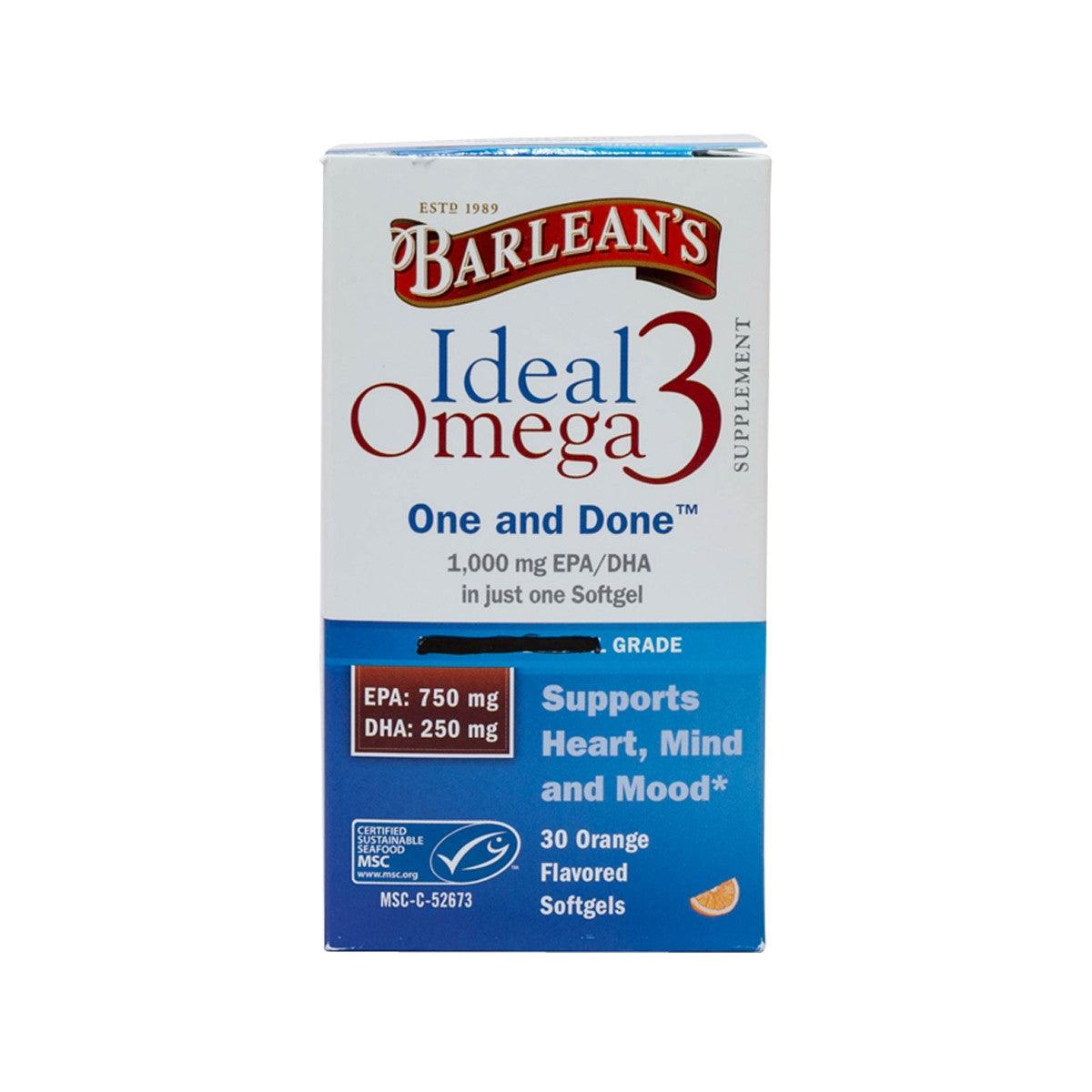 健樂 Barlean's 理想奧米加3  (60pcs)