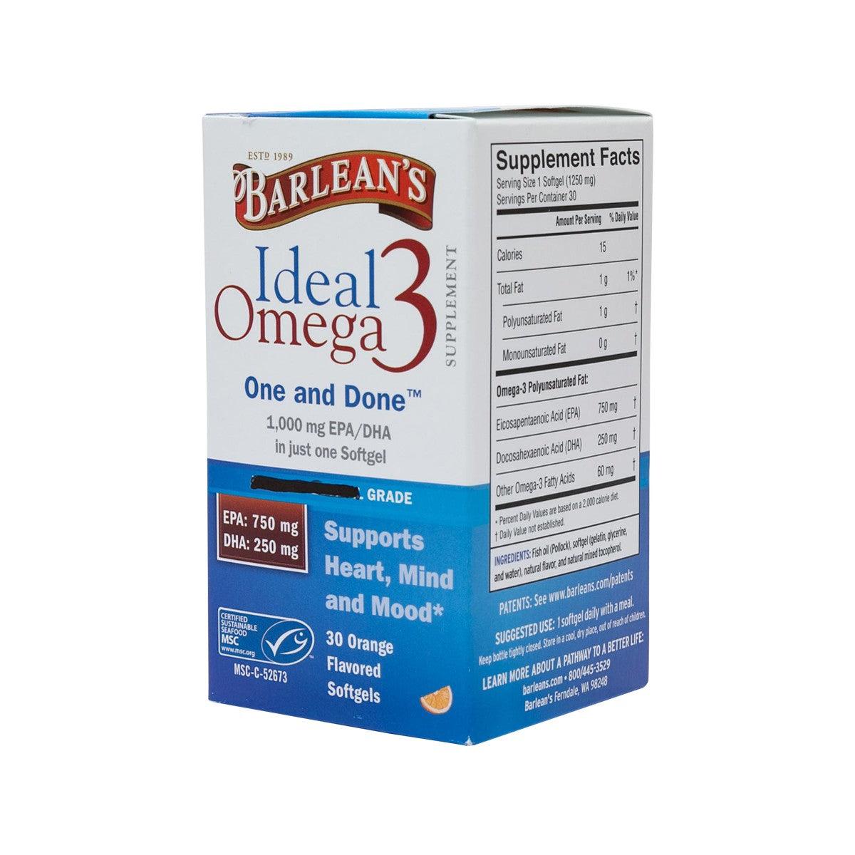 健樂 Barlean's 理想奧米加3  (60pcs)