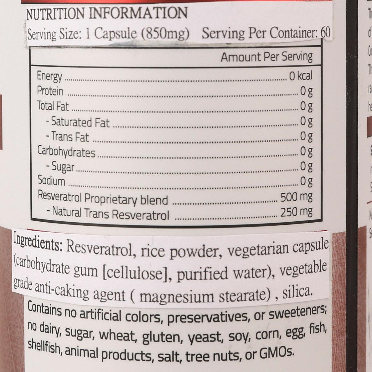 健樂 MegNaturals 白藜蘆醇 250mg (60pcs)