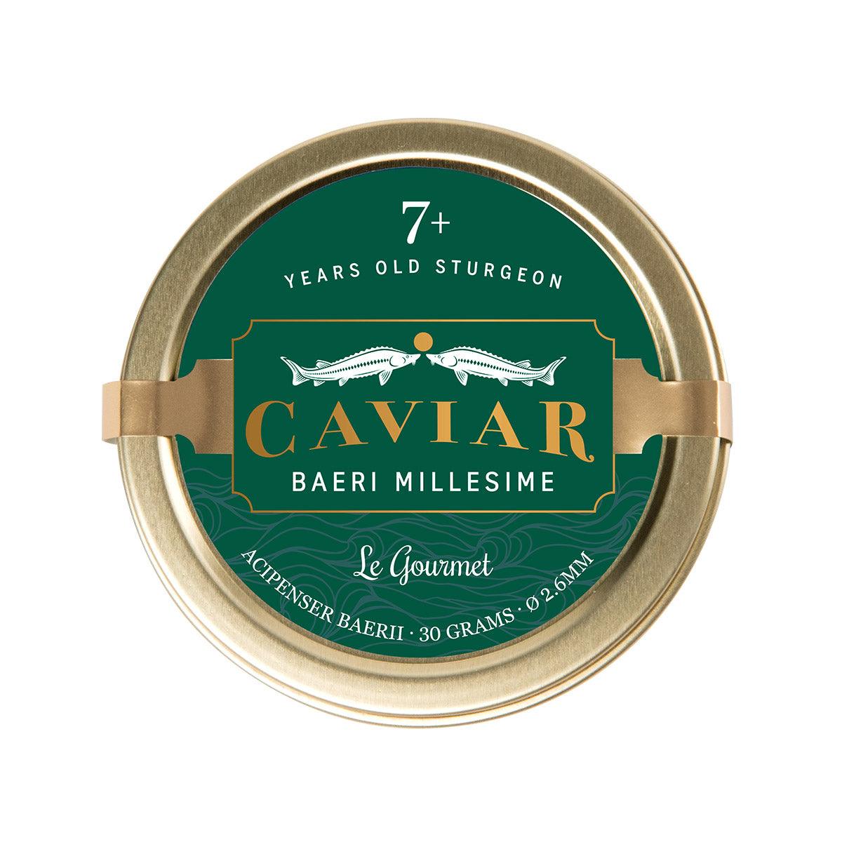 LE GOURMET Caviar Baeri Millesime  (30g)