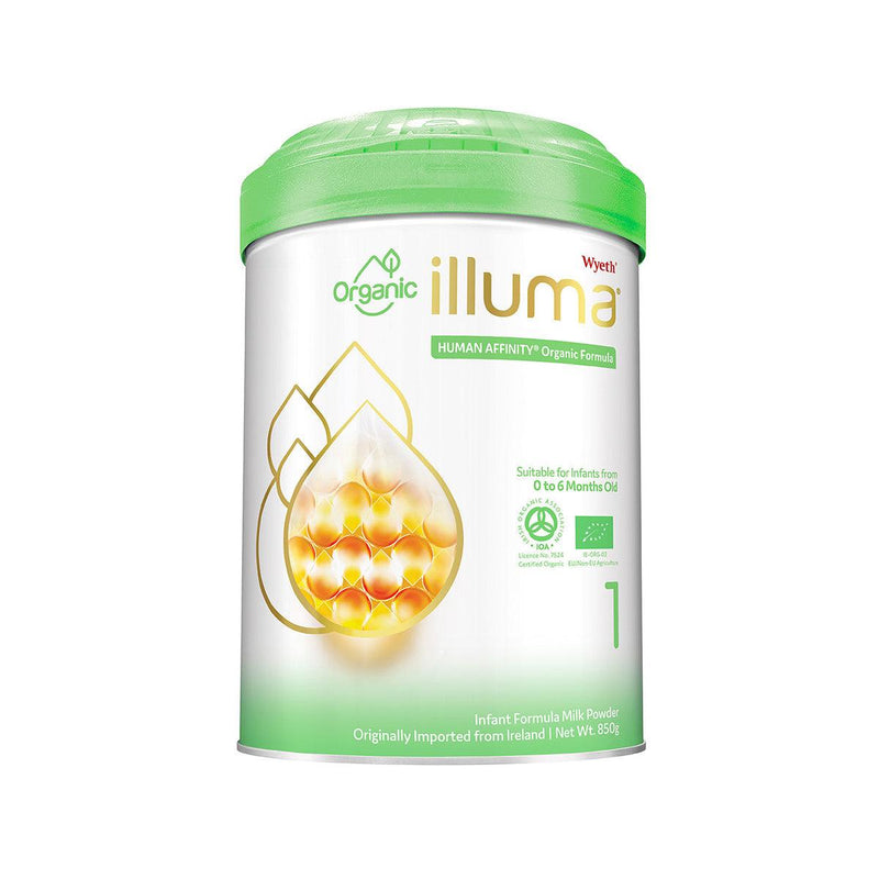 WYETH Illuma Organic Infant Formula Milk Powder - Stage 1  (850g)