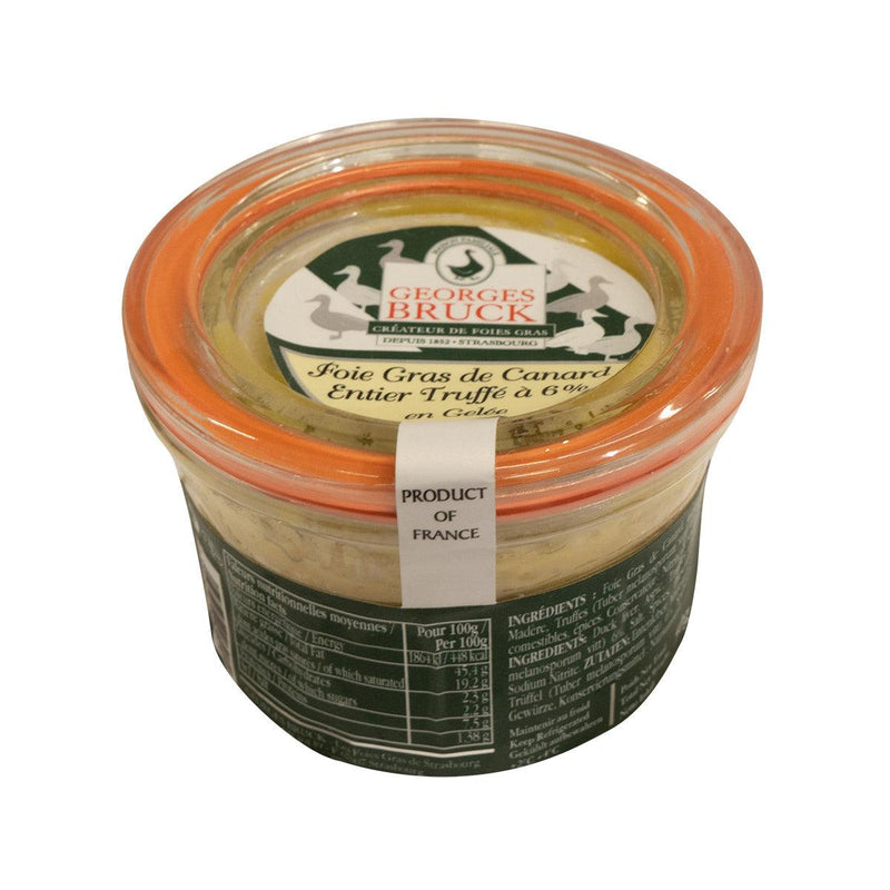 GEORGES BRUCK Whole Duck Foie Gras with 6% Truffle [Le Gourmet]  (50g)
