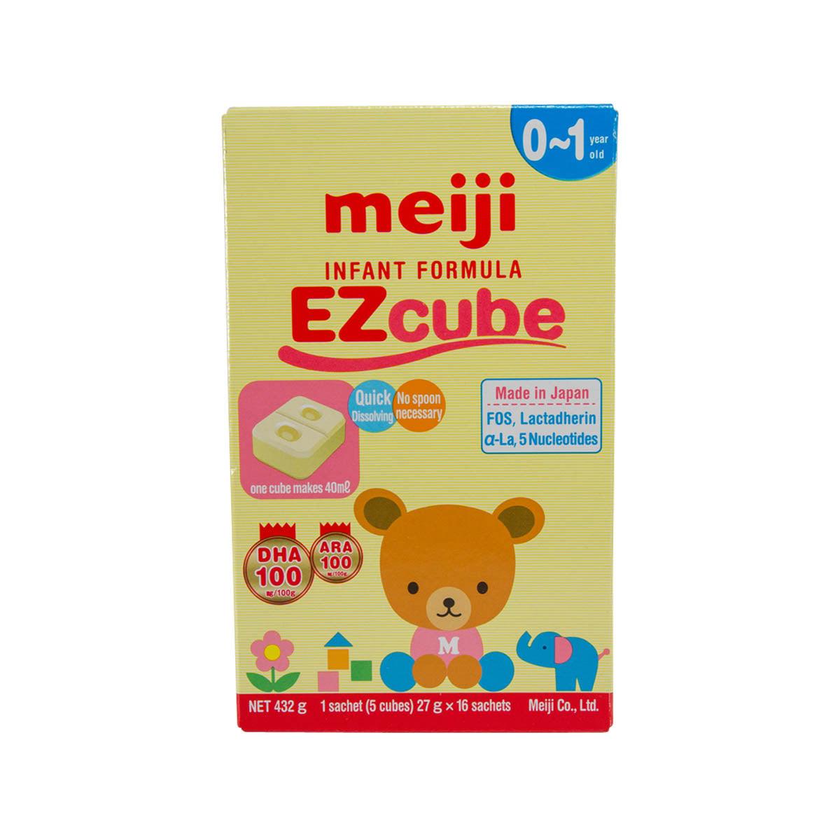 明治 嬰兒配方奶粉 [Ezcube 盒裝] (540g)