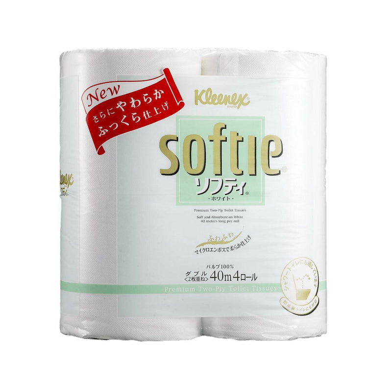 SCOTTIE Softie Tissue 4 Roll (Double) - White  (4pcs)