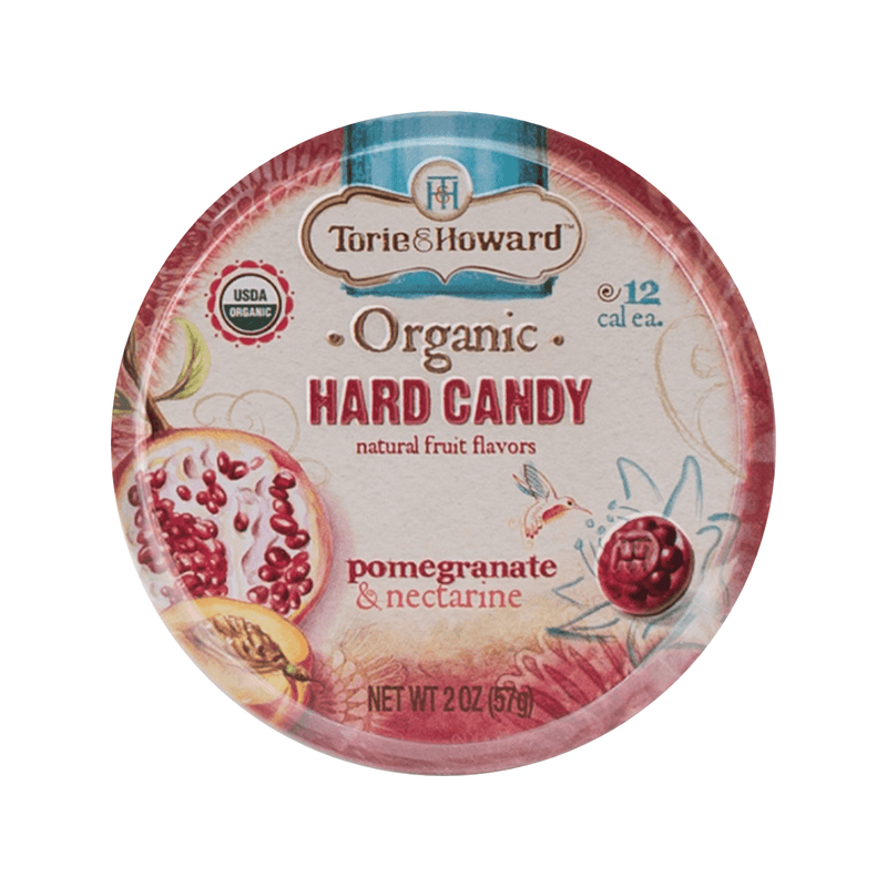 TORIE & HOWARD Organic Hard Candy - Pomegranate & Nectarine Flavor  (57g) - city&